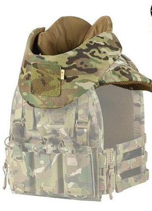 Захист шиї м-тас з балістичними пакетами 1 клас захисту мультикам9 фото