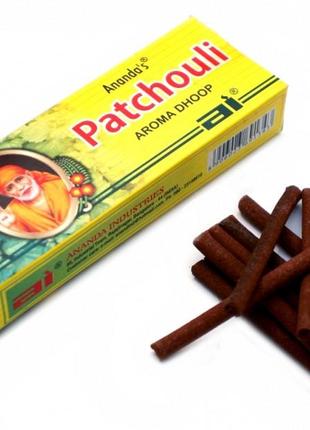 Anand's patchouli aroma dhoop (безосновные) пачули bm