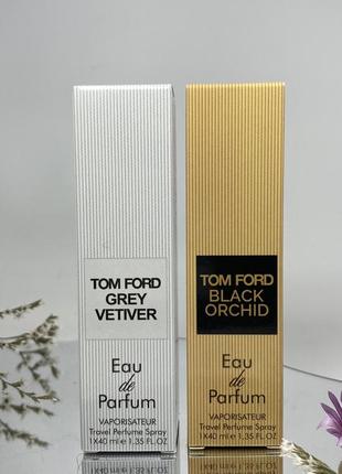 Набор парных ароматов tom ford grey vetiver и tom ford black orchid2 фото