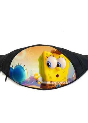 Поясна сумка бананка спанч боб (gbsb032) gear bag чорна