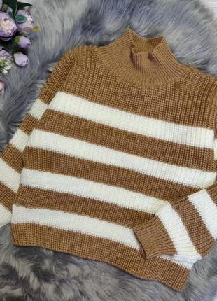 Свитер для девочек в полоску туречки 🌹