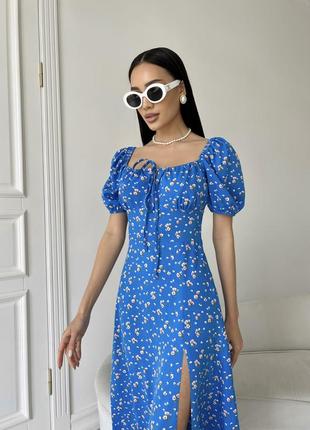 Плаття kruhitka синій розмір 424 фото