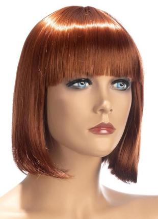 Перука коротка world wigs sophie short redhead1 фото