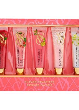 Набор блесков для губ victoria’s secret flavor favorites 65 мл