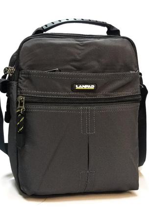 Сумка чоловіча планшет нейлон lanpad 3788 grey