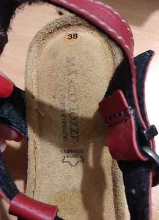 Боссоножки на каблуке, 38 размер немецкого бренда marco tozzi4 фото