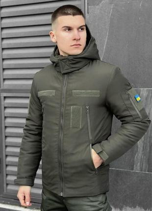 Мужская зимняя куртка с капюшоном pobedov winter jacket motive зима