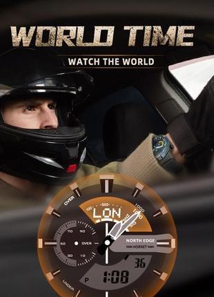 Тактичні наручний годинник для моряків і пілотів — north edge hornet7 фото