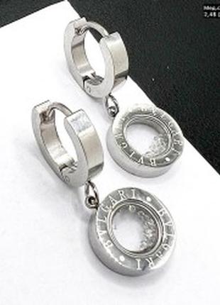 Серьги из медицинской стали