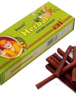 Anand's herbal aroma dhoop (безосновные) травяные bm