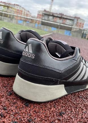 Кожаные оригинальные кроссовки кеды adidas nizza sleek, streifen р44/28см skateboard  ne vans converse3 фото