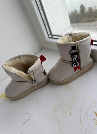 Дитячі зимові черевички2 фото