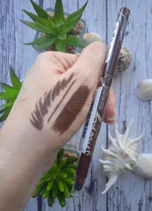 Автоматический коричневый карандаш maybelline tattoo liner smokey