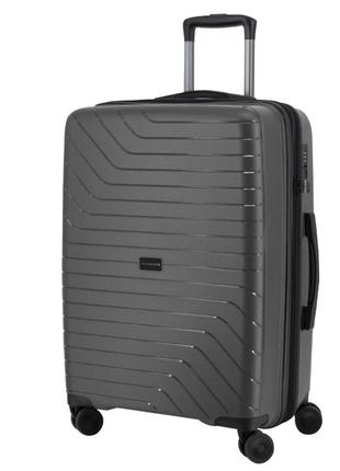 Валіза swissbrand eden (l) charcoal (swb_lhede174l)