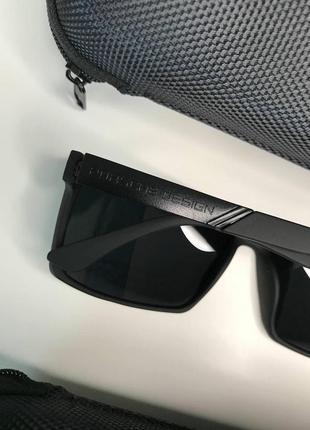 Солнцезащитные очки хорошего качества porsche мод: 5536  черный матовый,стильные очки от солнца7 фото