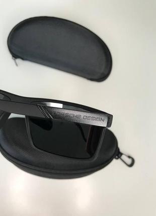 Солнцезащитные очки хорошего качества porsche мод: 5536  черный матовый,стильные очки от солнца2 фото