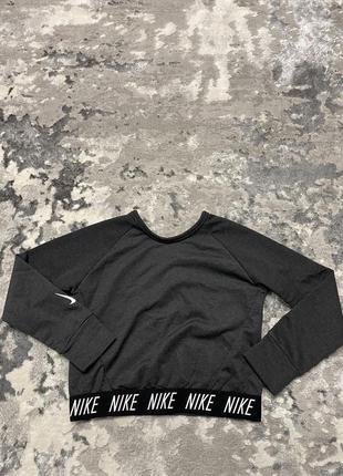 Женская женская спортивная кофта реглан рашгард худи найк nike2 фото