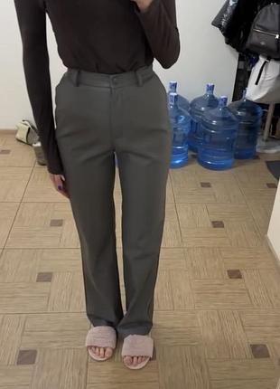 Брюки из эко кожи bunny boutique