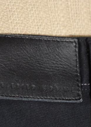 Черные смесовые джинсы, стилизированные под формальные брюки selected/homme дания 34/349 фото