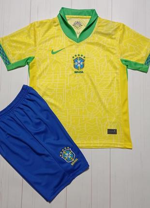 Детская футбольная форма сборной бразилии1 фото