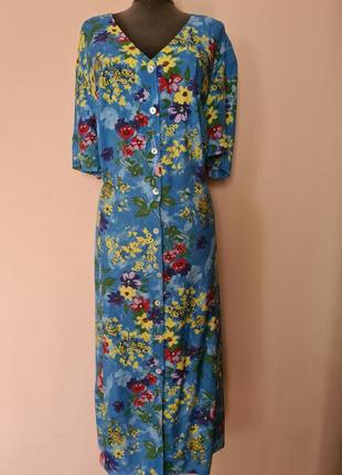 Плаття міді в квітковий принт 22-24
