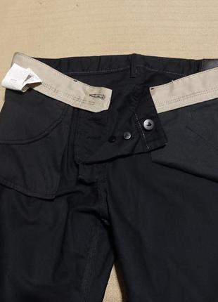 Черные смесовые джинсы, стилизированные под формальные брюки selected/homme дания 34/345 фото