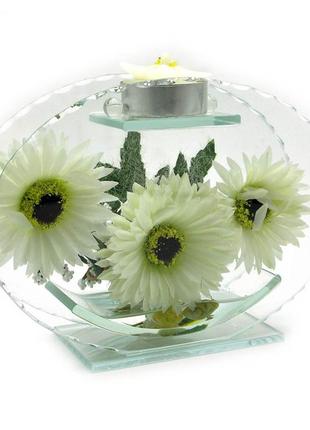 Квітка у склі (17х12,5х5 см)
