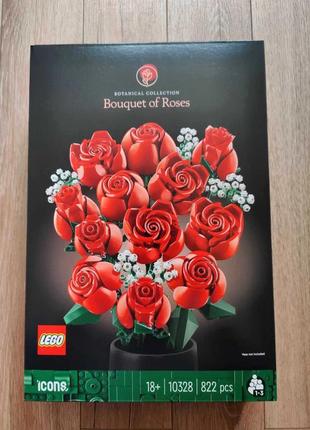 Конструктор lego icons 10328 букет троянд