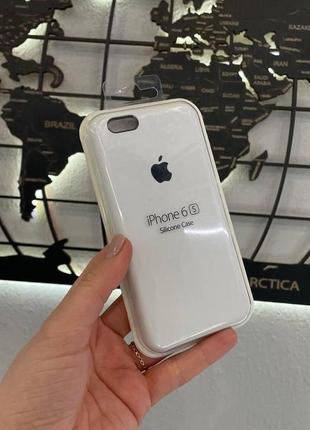 Чехол  silicone case для iphone 6/6s, качественный чехол с микрофиброй для айфон 6/6с