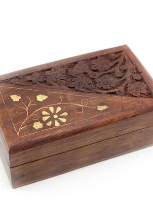 Скринька рожеве дерево (13х7,5х5 см)