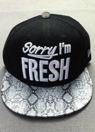 Кепка ,бейсболка  new era sorry i'm fresh