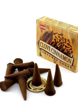 Clove cinnamon (гвоздика та кориця) (hem) конуси