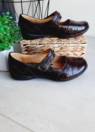 Туфли из натуральной мягкой кожи clarks размер 38,5-393 фото