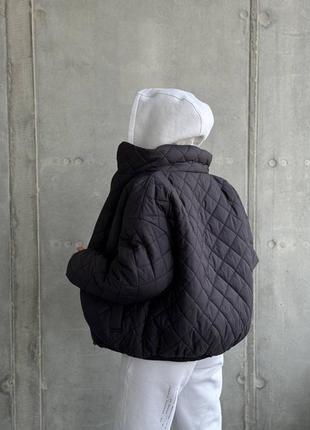 Базовая теплая стеганная куртка оверсайз без капишона.5 фото