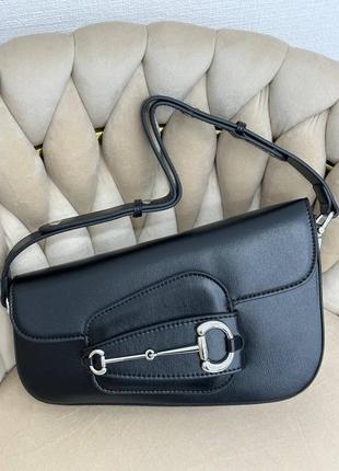 Сумка кожаная в стиле gucci