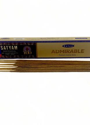 Admirable premium incence sticks (замечательный)(satya) пыльцовое благовоние 15 гр