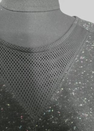 Платье футболка черная marks &amp; spencer в крапинку3 фото