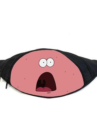 Поясная сумка бананка спанч боб (gbsb017) gear bag черная