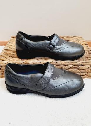 Новые туфли из натуральной кожи на полную padders 38,5-396 фото