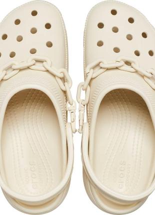 Crocs classic platform chain clog, 100% оригинал5 фото