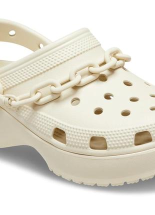 Crocs classic platform chain clog, 100% оригінал3 фото