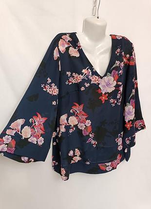 Блуза широкий рукав bpc selection 46/48/18/20/3xl/4xl