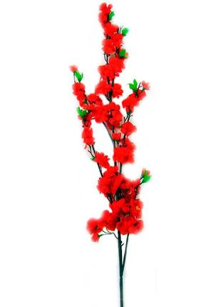 Ветка сакуры красная (125 см)1 фото