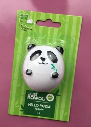 Бальзам для губ just kawaii hello panda с ароматом сочной дыни, 4.5 г