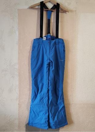 Лыжные штаны на манжетах полукомбинезон на 158-164 см 13-14 лет rossi2 фото