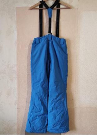 Лыжные штаны на манжетах полукомбинезон на 158-164 см 13-14 лет rossi3 фото