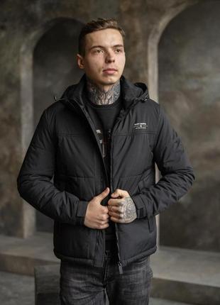 Куртка мужская bihor демисезонная m-3xl , черный,  xxxl