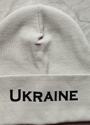 Подвійна шапочка для хлопчика дівчинки 50-52 розмір