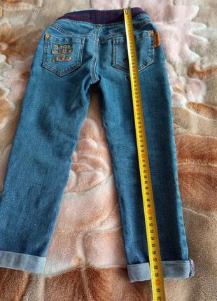 Детская одежда/ джинсы на мальчика 3-4 года, 98/104 размер, коттон3 фото