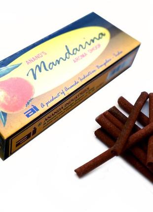 Anand's mandarine aroma dhoop (безосновные) мандарин уценка!!! bm